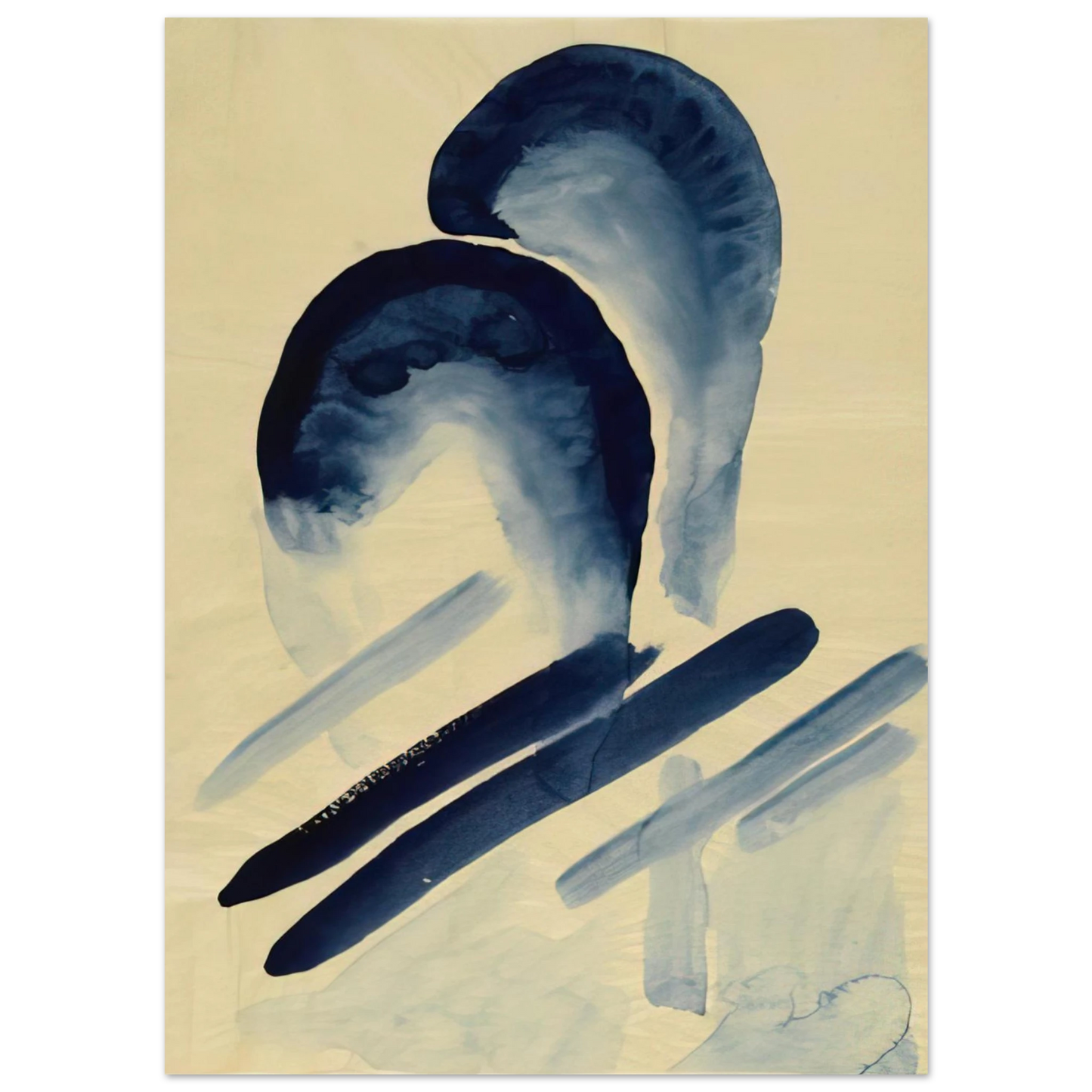 Georgia O'Keeffe - Blue-03 Fine Art Poster