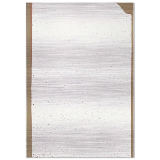 Convention - Robert Ryman Brushed Aluminum Print - 70x100 cm / 28x40 inches | Robert Ryman Aluminum Print | Robert Ryman Prints