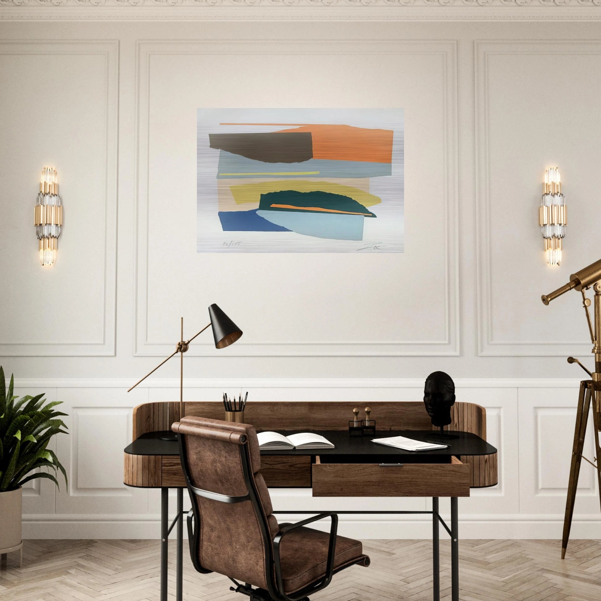 Niagara Series - 1980 - Larry Zox Brushed Aluminum Print - 70x100 cm / 28x40 inches | Larry Zox Aluminum Print | Larry Zox Prints