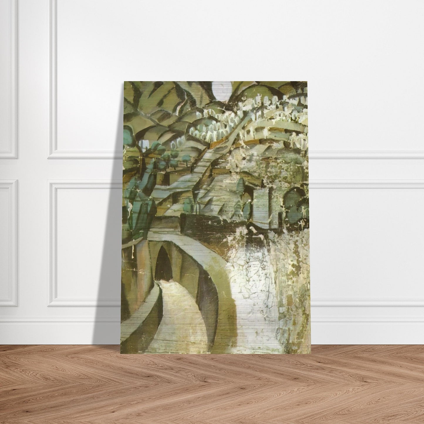 LA JORNETA - Salvador Dali Brushed Aluminum Print - 70x100 cm / 28x40 inches | Salvador Dali Aluminum Print | Salvador Dali Prints