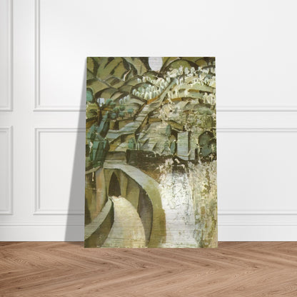 LA JORNETA - Salvador Dali Brushed Aluminum Print - 70x100 cm / 28x40 inches | Salvador Dali Aluminum Print | Salvador Dali Prints