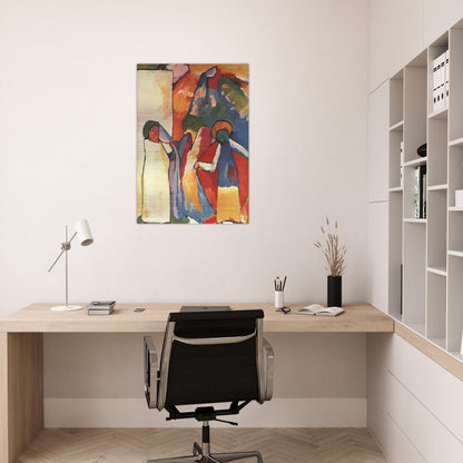 IMPROVISATION 6 AFRICAN 1909 - Wassily Kandinsky Brushed Aluminum Print - 70x100 cm / 28x40 inches | Wassily Kandinsky Aluminum Print | Wassily Kandinsky Prints