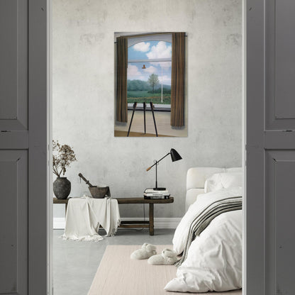 THE HUMAN CONDITION 1933 - Rene Magritte Brushed Aluminum Print - 70x100 cm / 28x40 inches | Rene Magritte Aluminum Print | Rene Magritte Prints