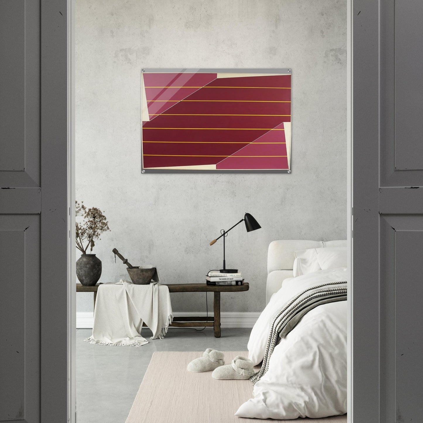 Line Rotation - 1964 - Larry Zox Acrylic Print - 70x100 cm / 28x40″ inches | Larry Zox Wall Art | Larry Zox Prints