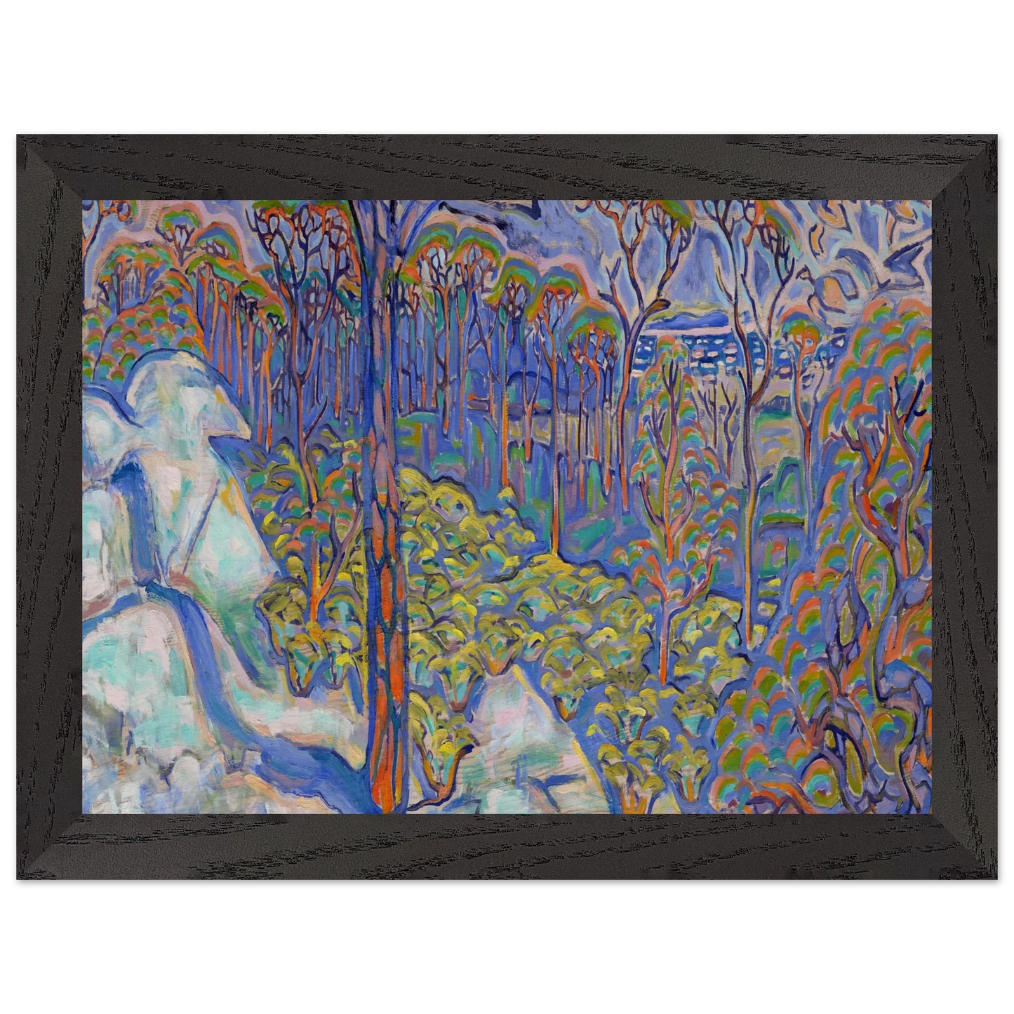 Walter Inglis Anderson - Walter Anderson Wall art - 30x40 cm / 12x16 inches - Premium Wooden Framed Poster With Fine Art Paper-canvas - Wood frame