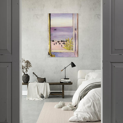 THE OPEN WINDOW 1921 - Henri Matisse Brushed Aluminum Print - 70x100 cm / 28x40 inches | Henri Matisse Aluminum Print | Henri Matisse Prints