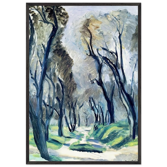 THE PATH OF OLIVE TREES 1920 - Henri Matisse 70x100 cm / 28x40 inches Framed Art Print – Black Wooden Frame
