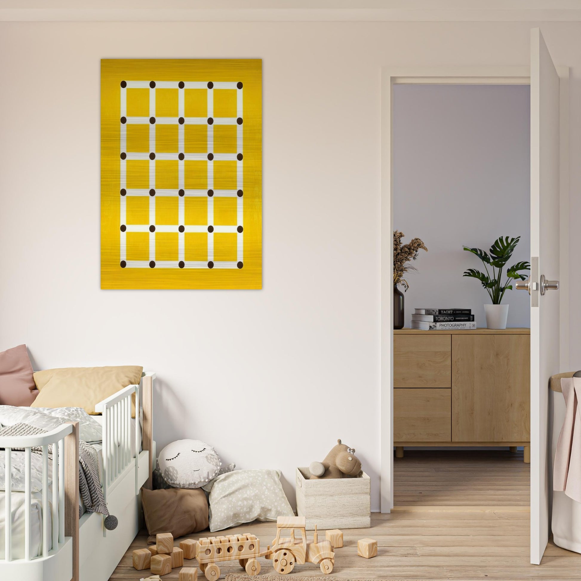 Trellis - 1962 - Jeremy Moon Brushed Aluminum Print - 70x100 cm / 28x40 inches | Jeremy Moon Aluminum Print | Jeremy Moon Prints