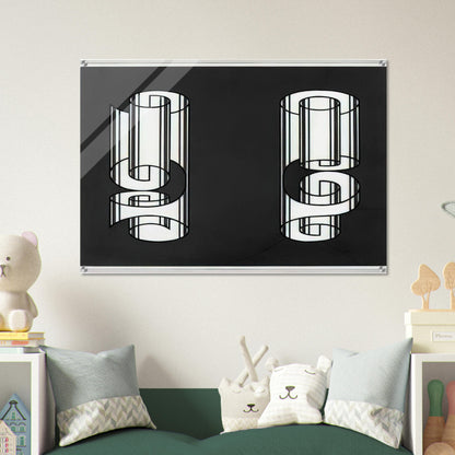 ROLLED WRONGLY 1931 - Josef Albers Acrylic Print - 70x100 cm / 28x40″ inches