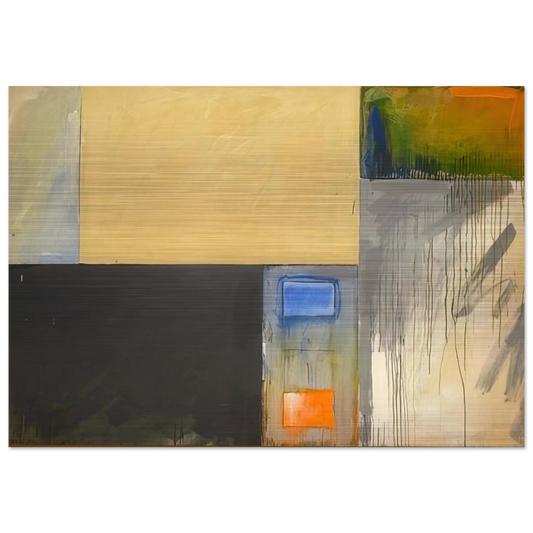 ForsythHouston - Abstract Expressionism - Mark Lancaster Brushed Aluminum Print - 70x100 cm / 28x40 inches | Mark Lancaster Aluminum Print | Mark Lancaster Prints