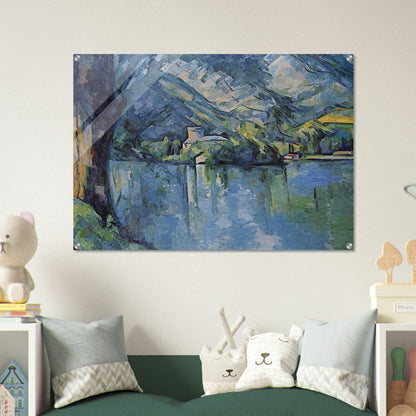 The Lac d'Annecy - Paul Cézanne Acrylic Print - 70x100 cm / 28x40″ inches