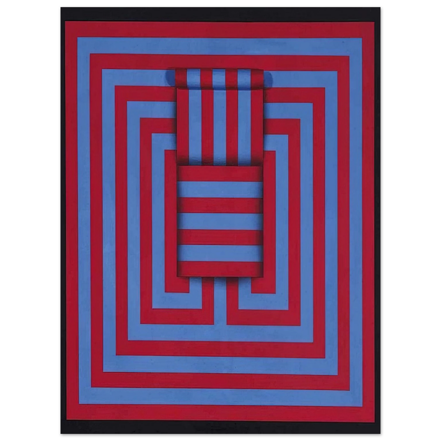 Omar Rayo - Witoto - 1970  75x100 cm / 30x40inches Fine Art Poster