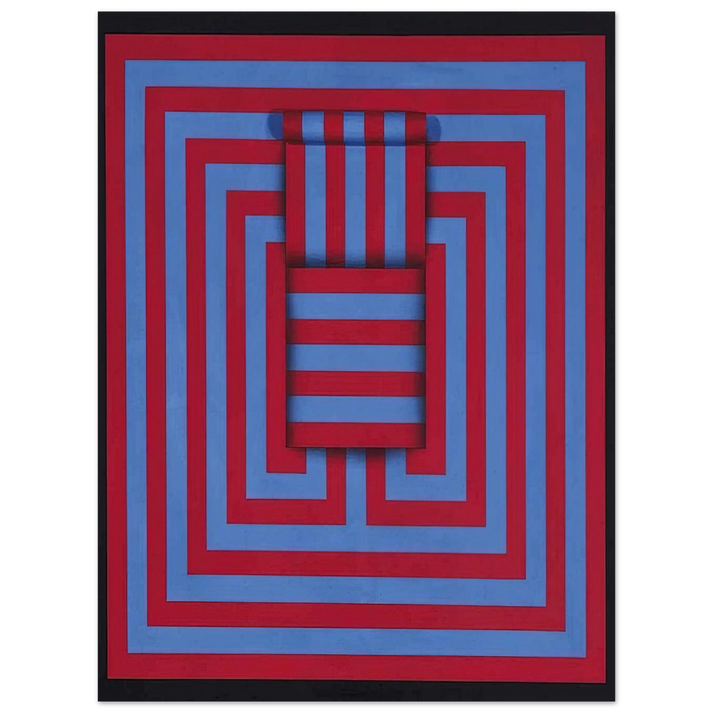 Omar Rayo - Witoto - 1970  75x100 cm / 30x40inches Fine Art Poster