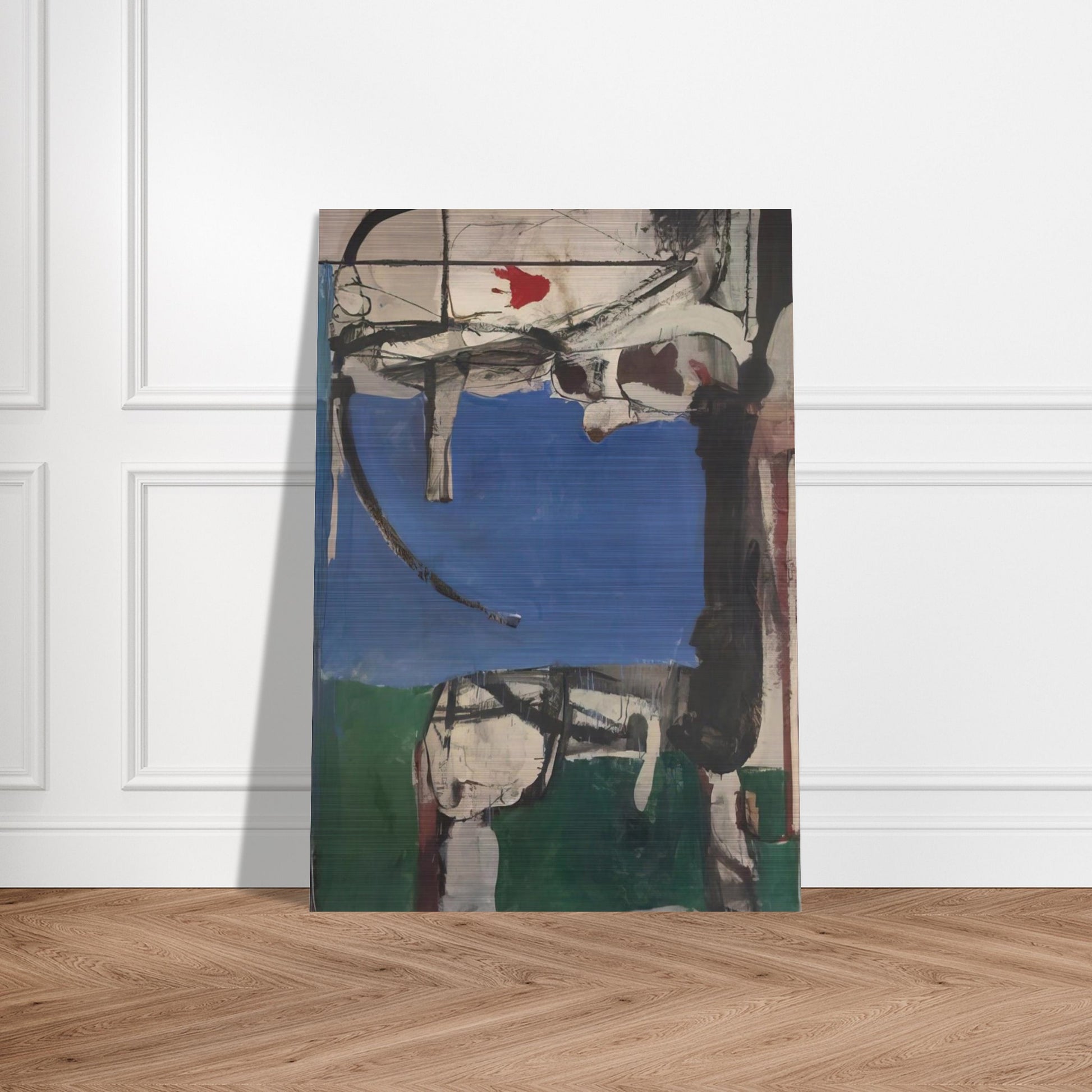 Urbana #2 The Archer - Richard Diebenkorn Brushed Aluminum Print - 70x100 cm / 28x40 inches | Richard Diebenkorn Aluminum Print | Richard Diebenkorn Prints