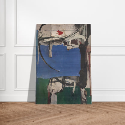 Urbana #2 The Archer - Richard Diebenkorn Brushed Aluminum Print - 70x100 cm / 28x40 inches | Richard Diebenkorn Aluminum Print | Richard Diebenkorn Prints