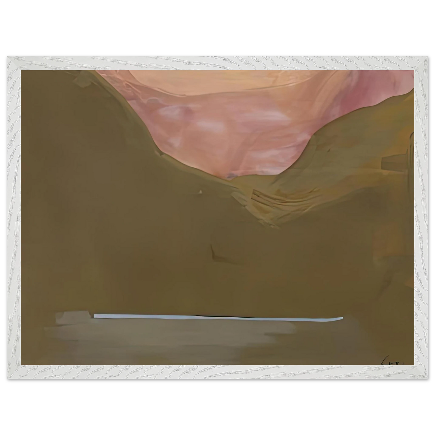 Helen Frankenthaler - Burnt Norton, 1972- Wall Art - 60x80 cm / 24x32 inches - Fine Art Poster-canvas - -