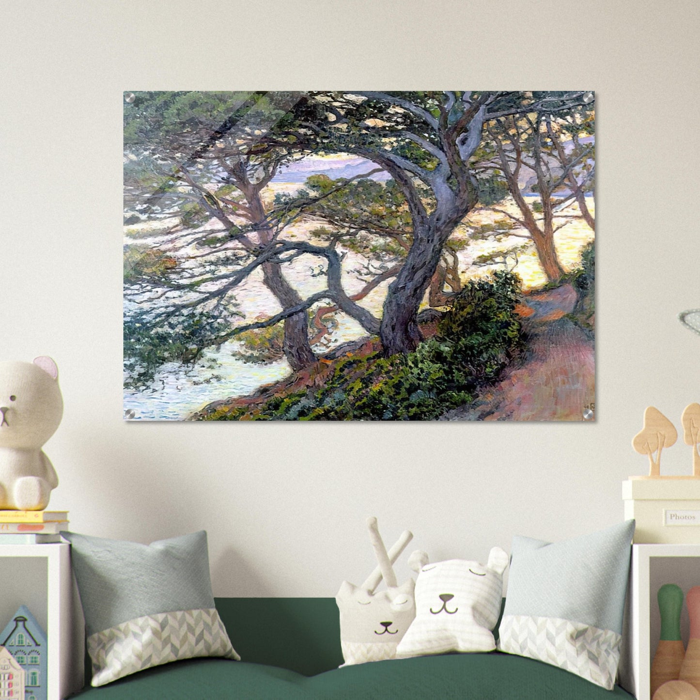 PINES OF RAYOL 1912 - Theo van Rysselberghe Acrylic Print - 70x100 cm / 28x40″ inches