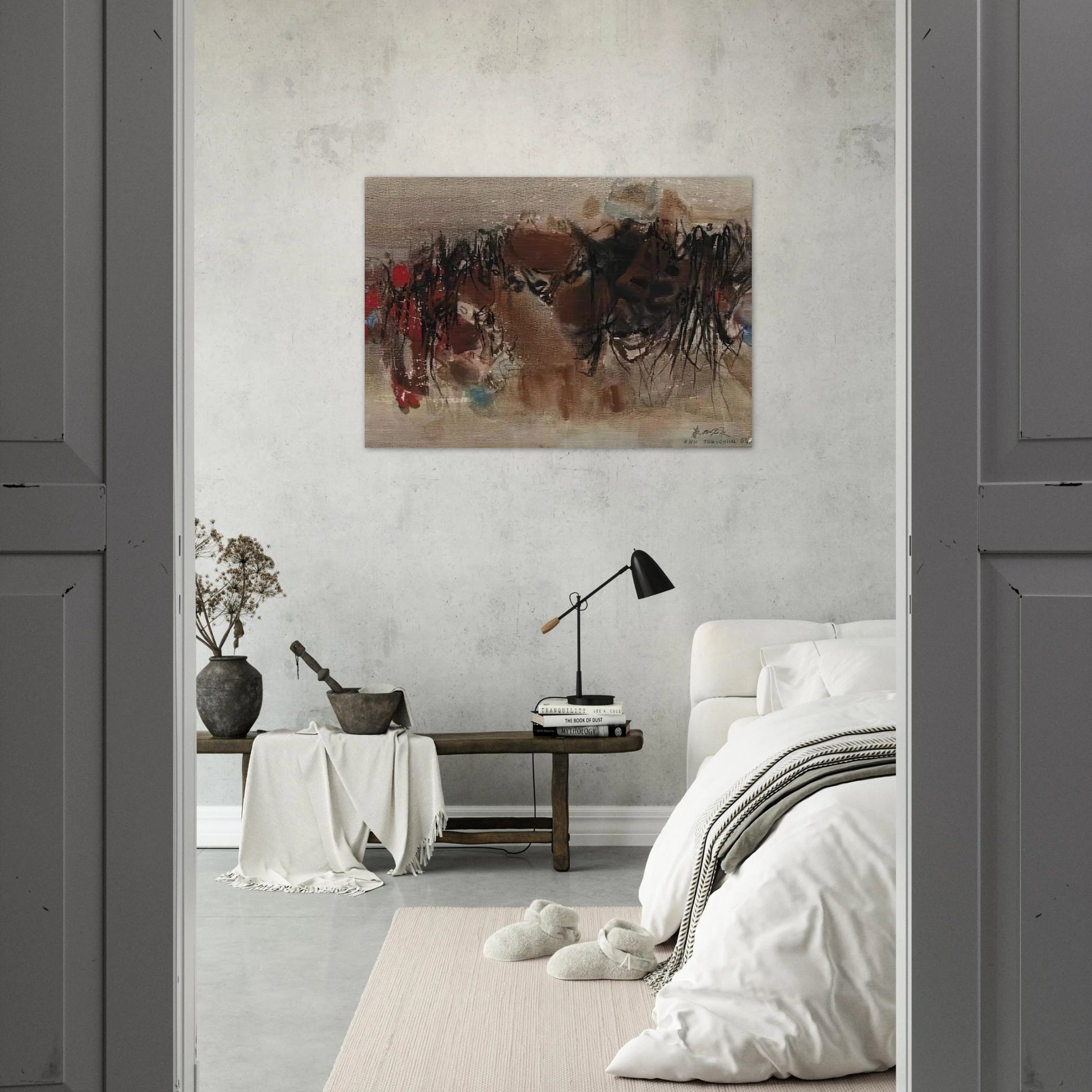 UNTITLED 1964 1 - Chu teh Chun Brushed Aluminum Print - 70x100 cm / 28x40 inches | Chu teh Chun Aluminum Print | Chu teh Chun Prints