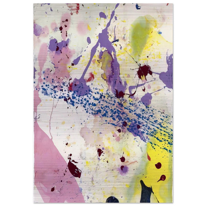 Untitled  SF 90-342  - Sam Francis Brushed Aluminum Print - 70x100 cm / 28x40 inches | Sam Francis Aluminum Print | Sam Francis Prints