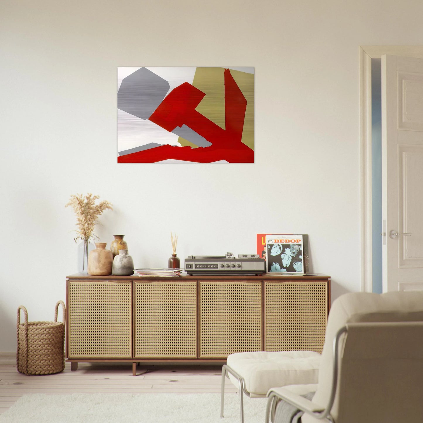 Hammer and Sickle  Special Edition  - Andy Warhol Brushed Aluminum Print - 70x100 cm / 28x40 inches | Andy Warhol Aluminum Print | Andy Warhol Prints