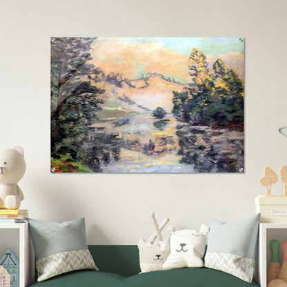 Landscape of Creuse - 1897 - Armand Guillaumin Acrylic Print - 70x100 cm / 28x40″ inches