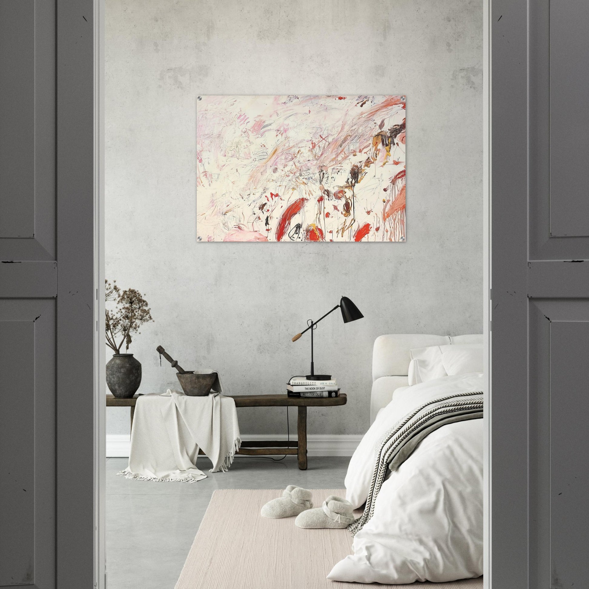 Ferragosto III - Cy Twombly Acrylic Print - 70x100 cm / 28x40″ inches
