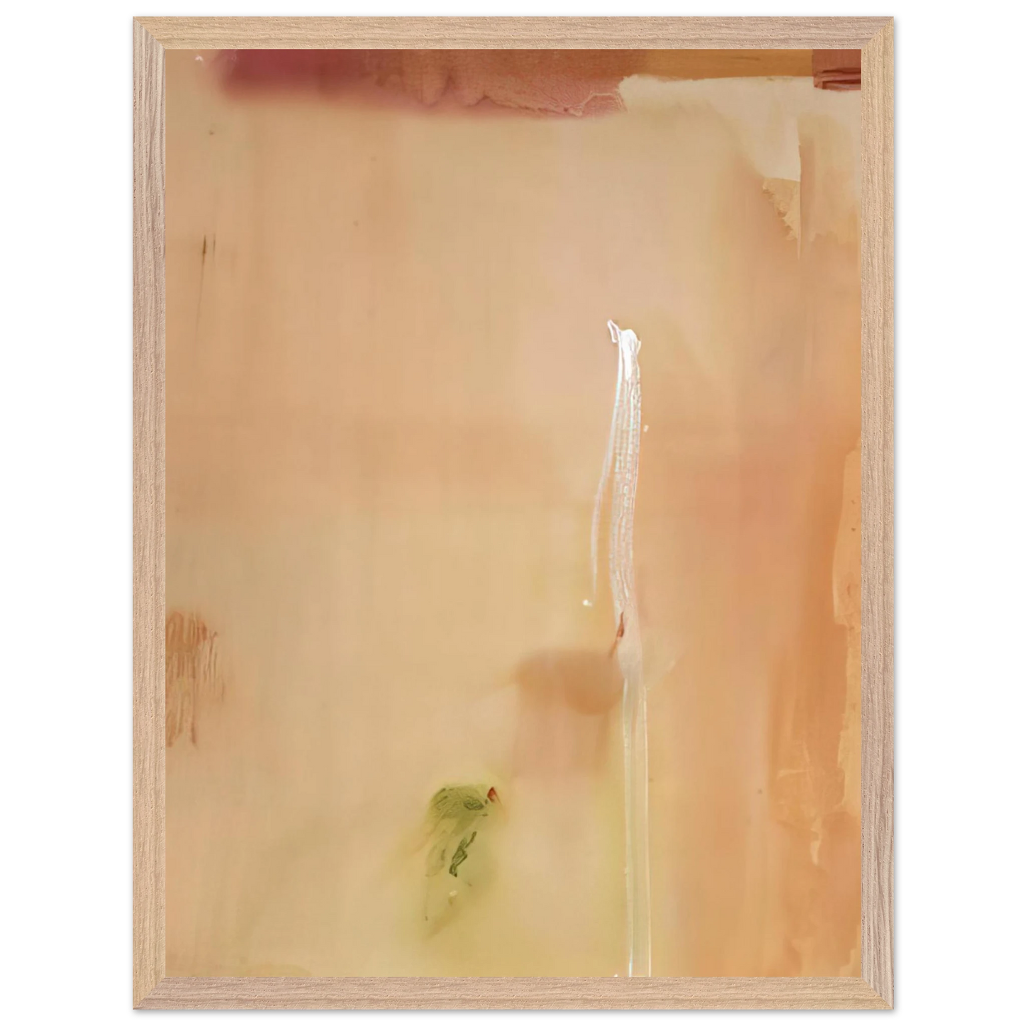 Helen Frankenthaler - Dawn Stroke - 1977 Wall art - 50x70 cm / 20x28 inches - Premium Wooden Framed Poster With Fine Art Paper-canvas - White frame