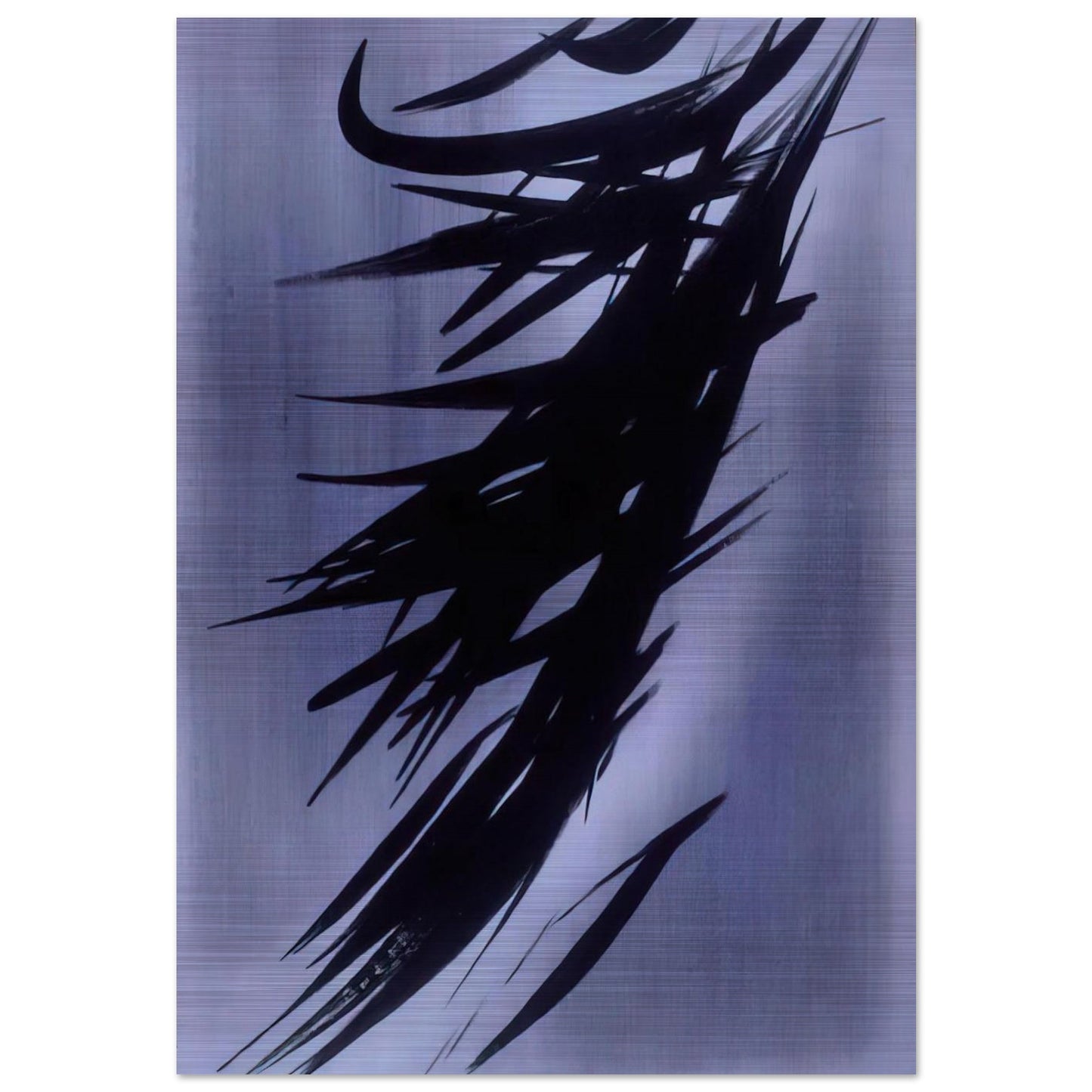 Untitled T1958-3 - 1958 - Hans Hartung Brushed Aluminum Print - 70x100 cm / 28x40 inches | Hans Hartung Aluminum Print | Hans Hartung Prints