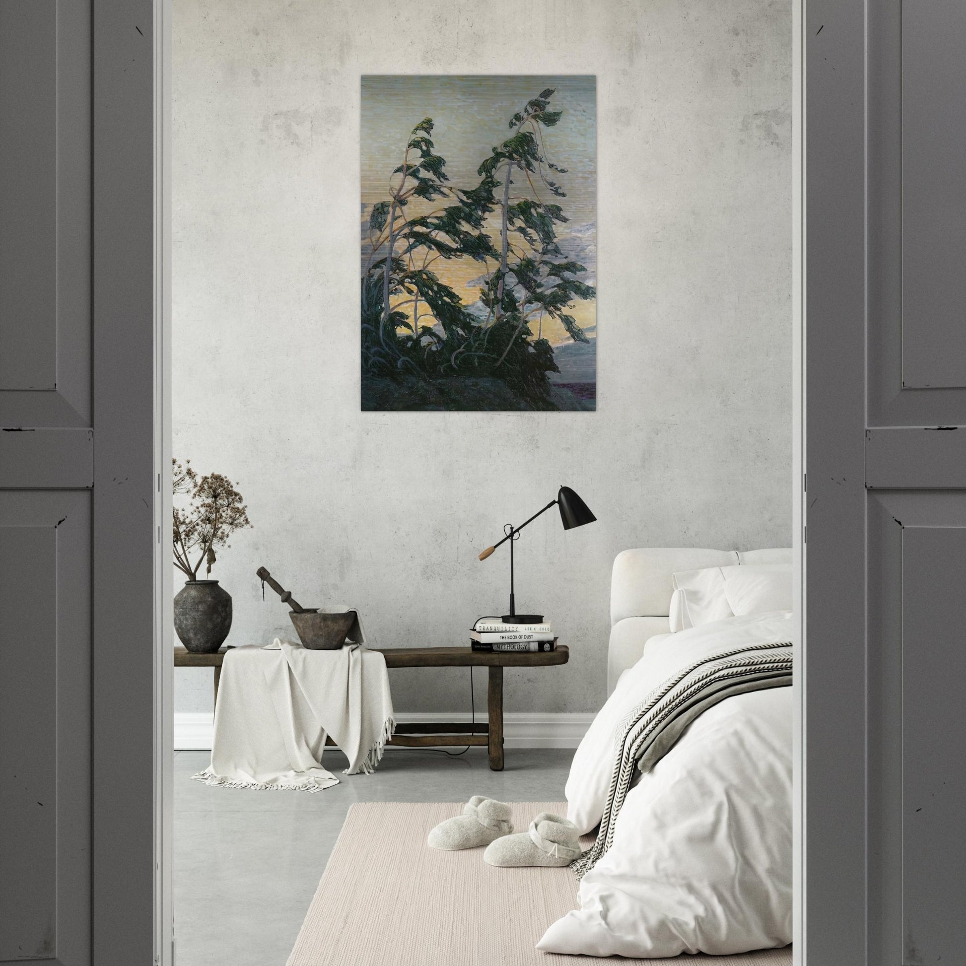 PINE ISLAND GEORGIAN BAY 1916 - Tom Thomson Brushed Aluminum Print - 70x100 cm / 28x40 inches | Tom Thomson Aluminum Print | Tom Thomson Prints