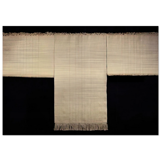 TAU 1974 - Lenore Tawney Brushed Aluminum Print - 70x100 cm / 28x40 inches | Lenore Tawney Aluminum Print | Lenore Tawney Prints