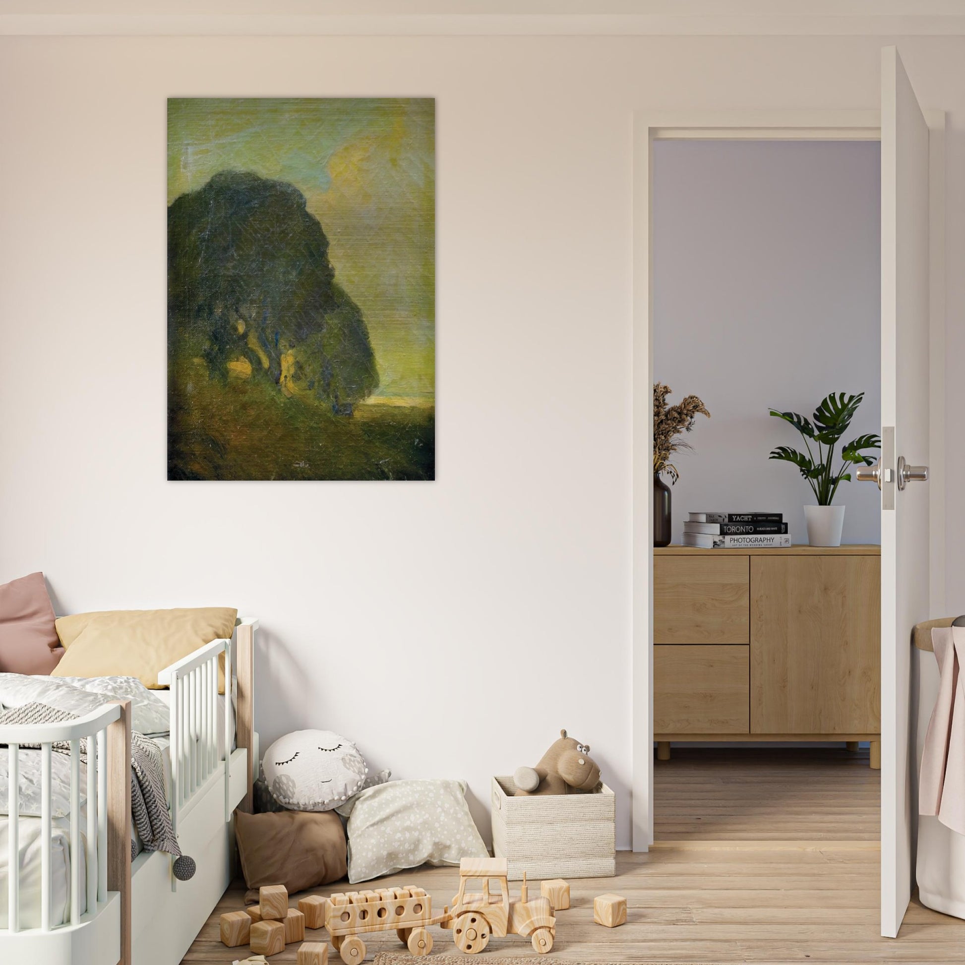 Landscape - Tonalism - Xavier Martinez Brushed Aluminum Print - 70x100 cm / 28x40 inches | Xavier Martinez Aluminum Print | Xavier Martinez Prints