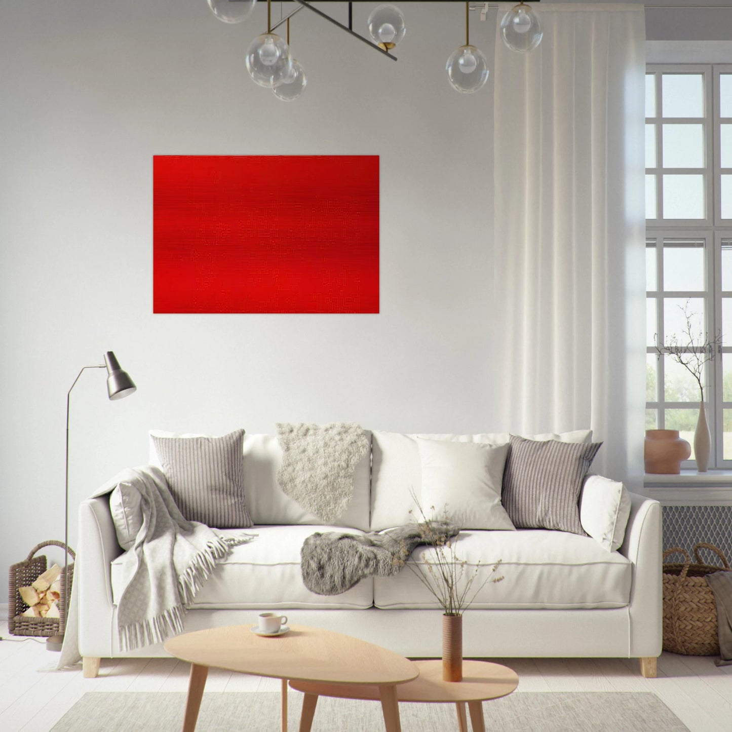 Who's Afraid of Red, Yellow, and Blue III - Barnett Newman Brushed Aluminum Print - 70x100 cm / 28x40 inches | Barnett Newman Aluminum Print | Barnett Newman Prints