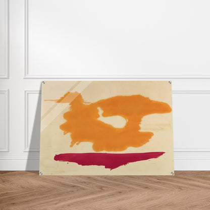 Only Orange - 1963 - Helen Frankenthaler Acrylic Print - 70x100 cm / 28x40″ inches