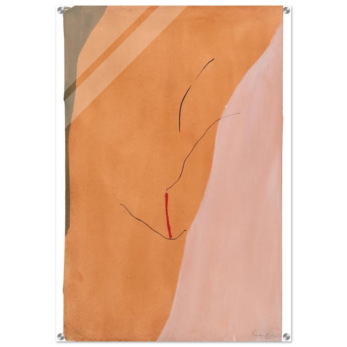 Sanguine Mood - 1971 - Helen Frankenthaler Acrylic Print - 70x100 cm / 28x40″ inches | Helen Frankenthaler Wall Art | Helen Frankenthaler Prints