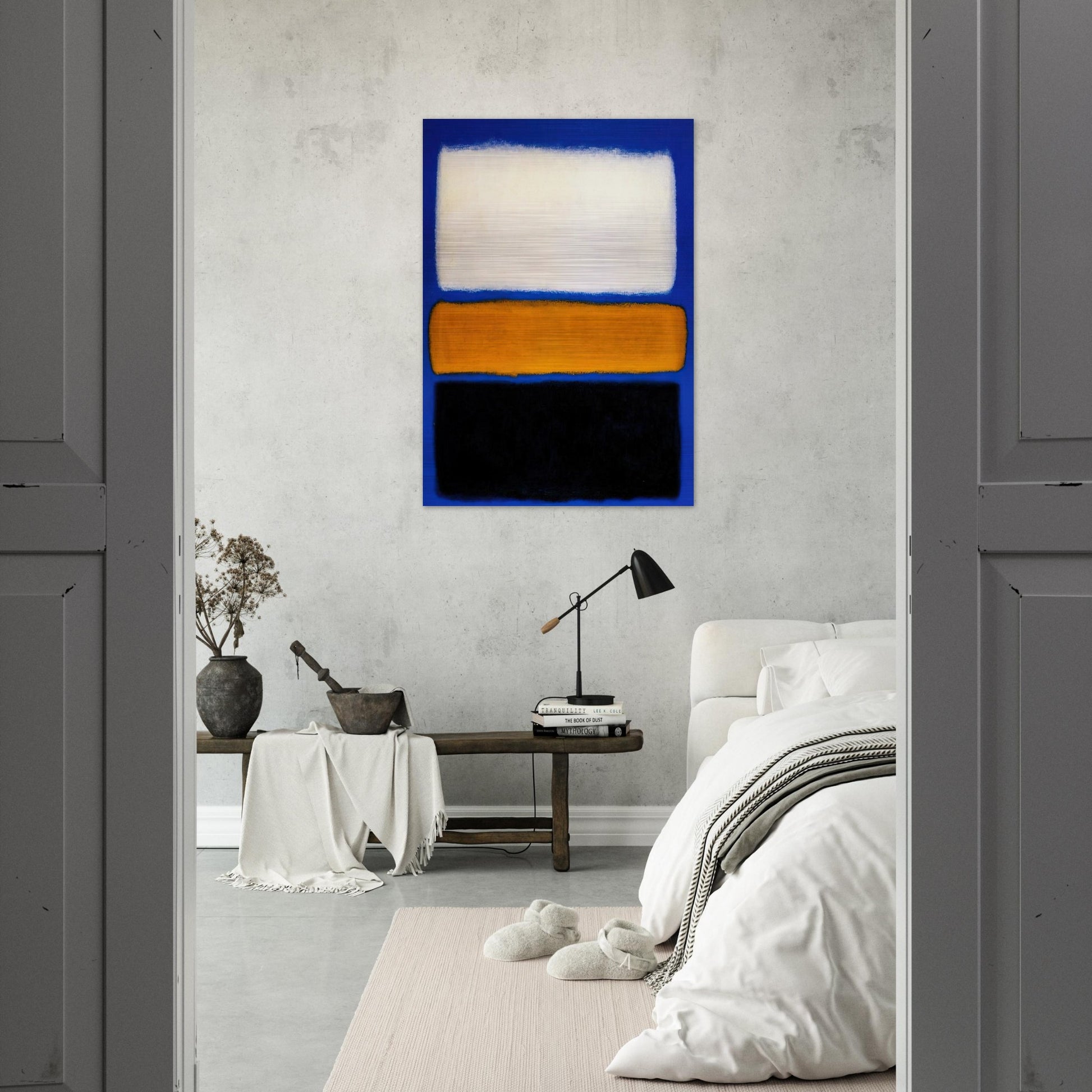 No. 16 - 1961 - Mark Rothko Brushed Aluminum Print - 70x100 cm / 28x40 inches | Mark Rothko Aluminum Print | Mark Rothko Prints