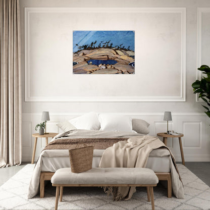 Night Pine Island - 1921 - A.Y. Jackson Acrylic Print - 70x100 cm / 28x40″ inches