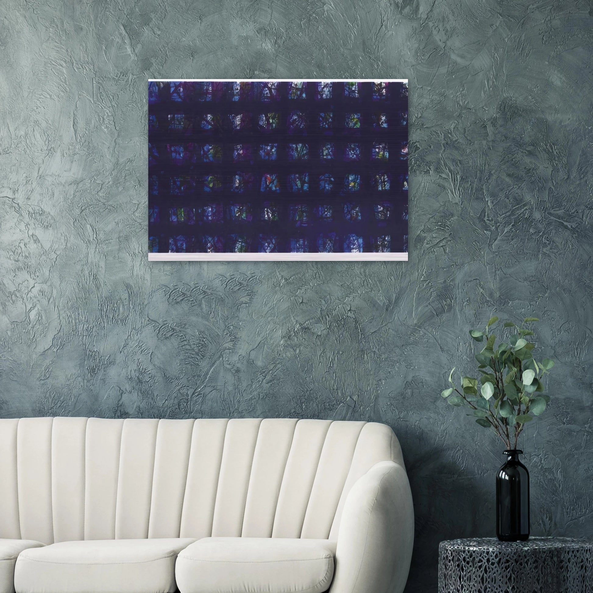 La Notte - Sam Francis Brushed Aluminum Print - 70x100 cm / 28x40 inches | Sam Francis Aluminum Print | Sam Francis Prints
