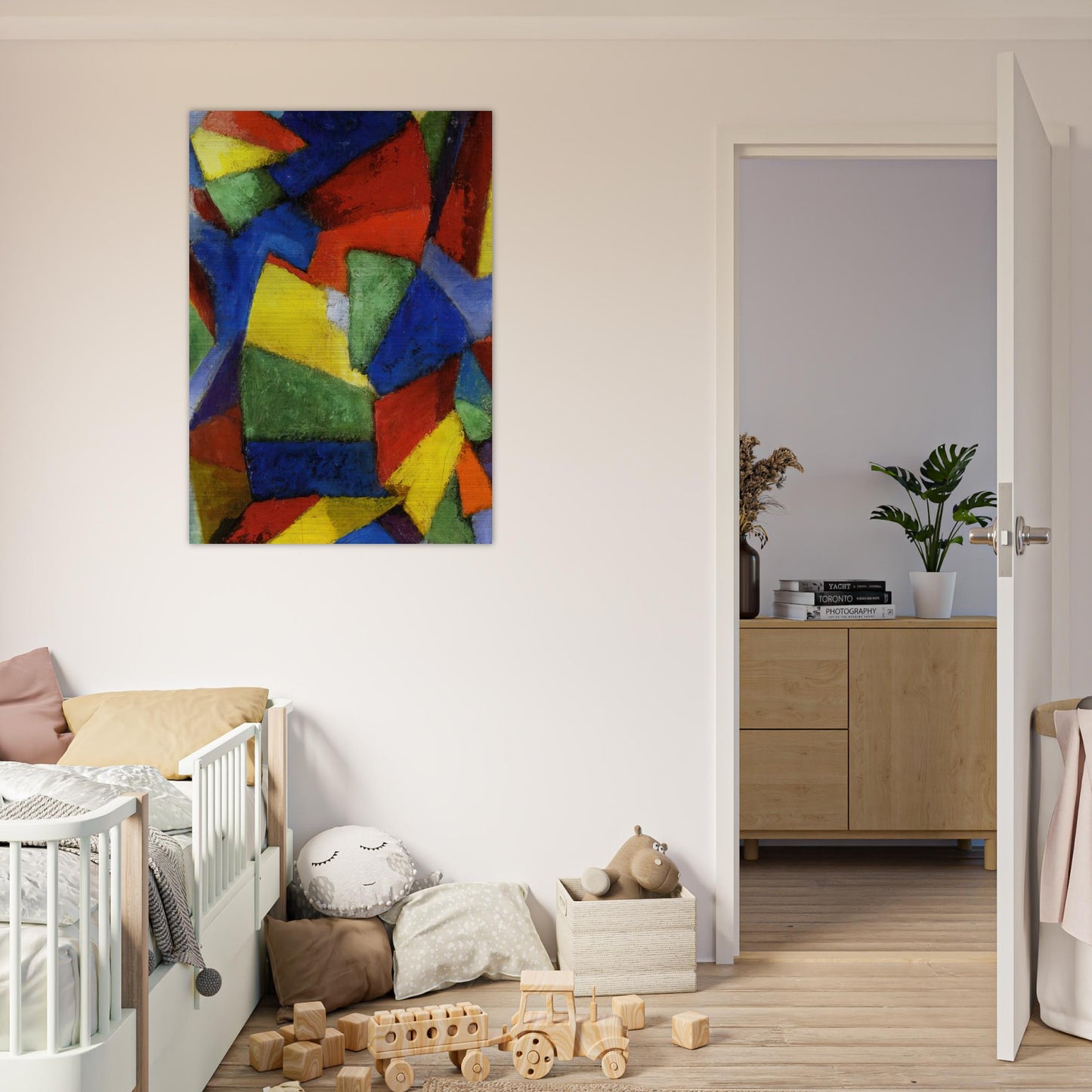 Synchromy in Blue-Violet - 1912 - Morgan Russell Brushed Aluminum Print - 70x100 cm / 28x40 inches | Morgan Russell Aluminum Print | Morgan Russell Prints