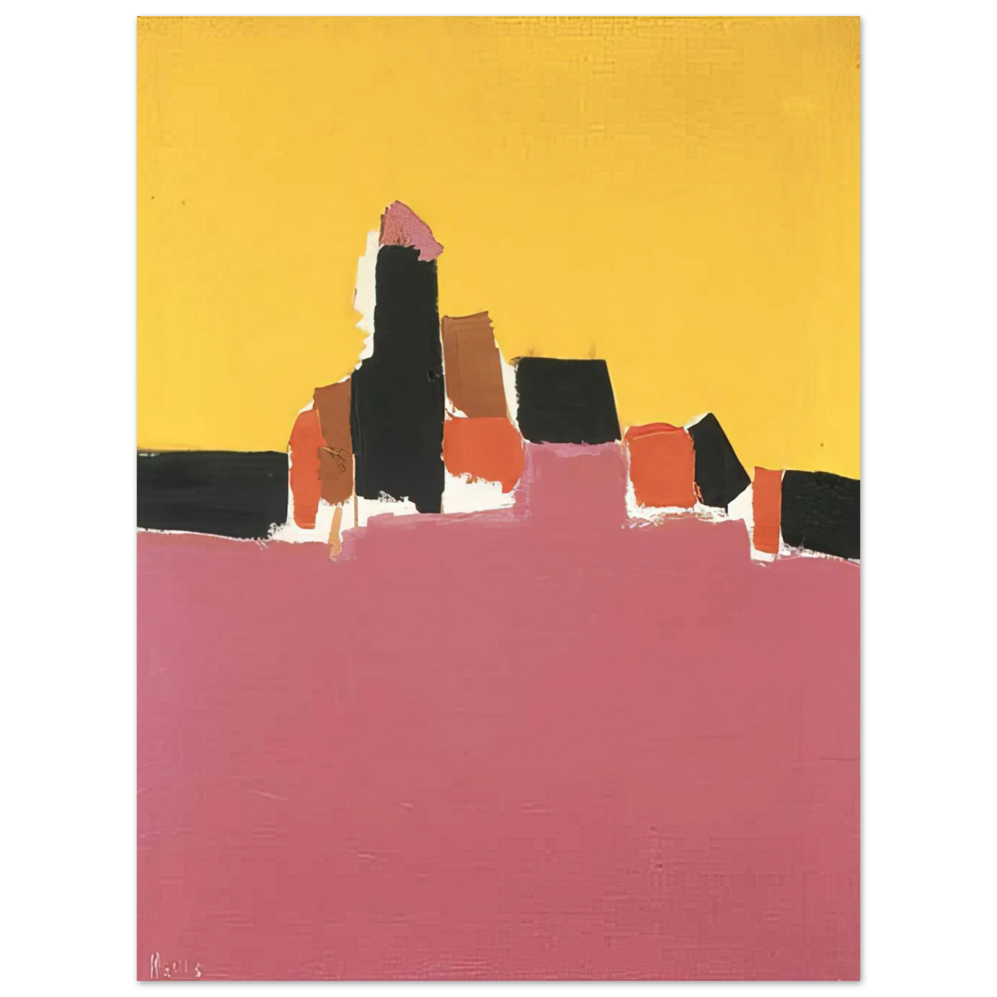 Nicolas de Stael - Syracuse - Lyrical Abstraction Fine Art Poster