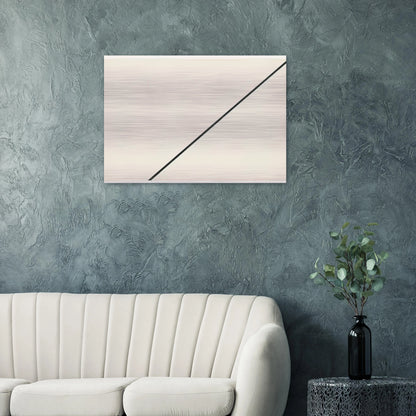 Diagonal - Ellsworth Kelly Brushed Aluminum Print - 70x100 cm / 28x40 inches | Ellsworth Kelly Aluminum Print | Ellsworth Kelly Prints