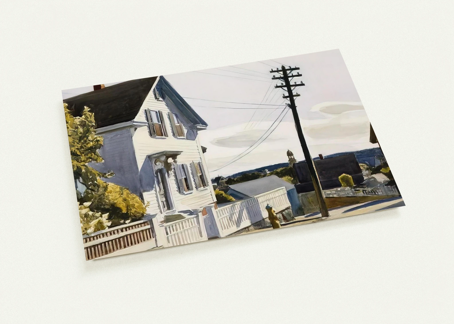 Adam s House By Edward Hopper Pack of 10 Post Cards | Edward Hopper Post Cards | A6 (10.5 x 14.8 cm) - 4.1 x 5.8 inches