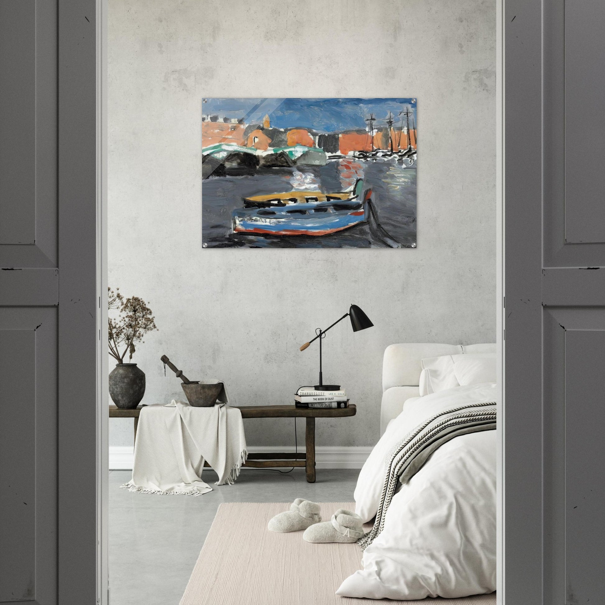 PORT DE MARSEILLE 1917 - Henri Matisse Acrylic Print - 70x100 cm / 28x40″ inches