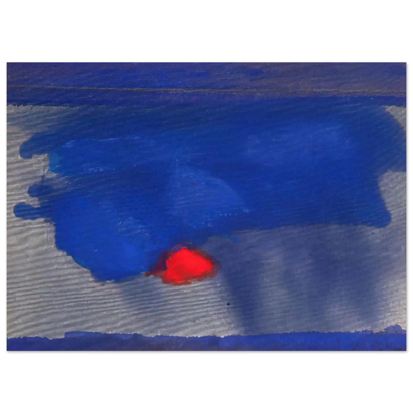 Helen Frankenthaler - Provincetown - 1964 Wall art - 30x40 cm / 12x16 Inches - Premium Wooden Framed Poster With Fine Art Paper - Wood frame