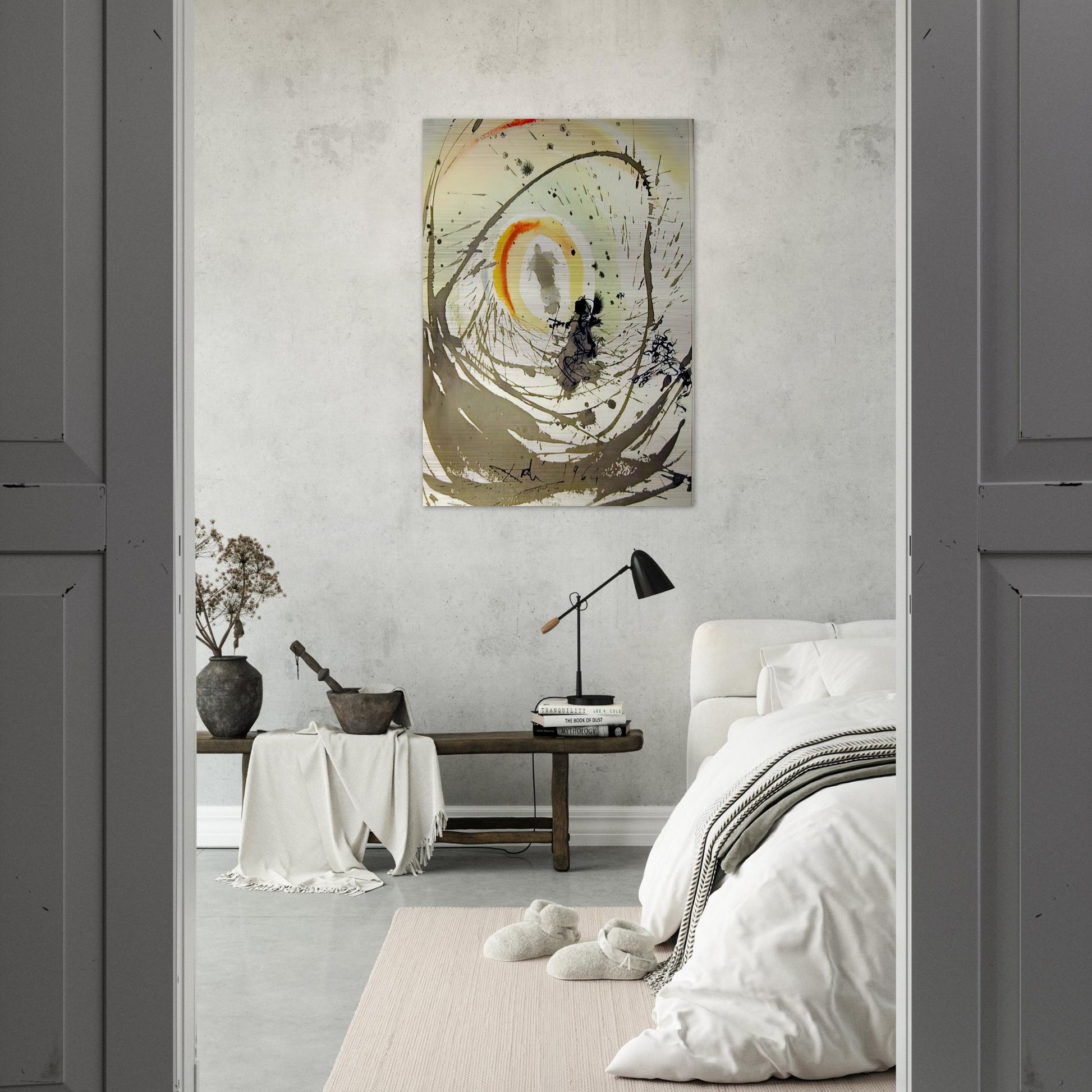 MULIER AMICTA SOLE 1967 - Salvador Dali Brushed Aluminum Print - 70x100 cm / 28x40 inches | Salvador Dali Aluminum Print | Salvador Dali Prints