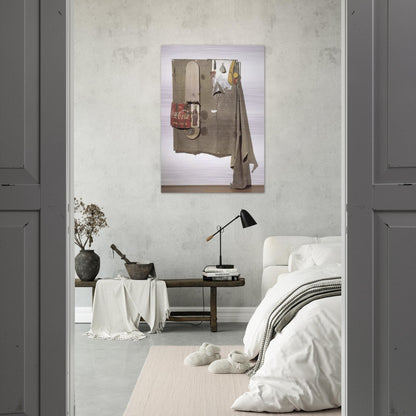 DYLABY 1962 - Robert Rauschenberg Brushed Aluminum Print - 70x100 cm / 28x40 inches | Robert Rauschenberg Aluminum Print | Robert Rauschenberg Prints