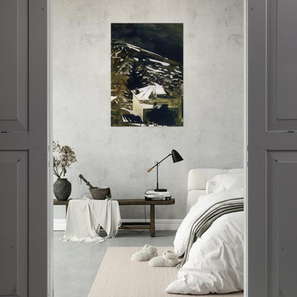 WOLF MOON 1975 - Andrew Wyeth Brushed Aluminum Print - 70x100 cm / 28x40 inches | Andrew Wyeth Aluminum Print | Andrew Wyeth Prints