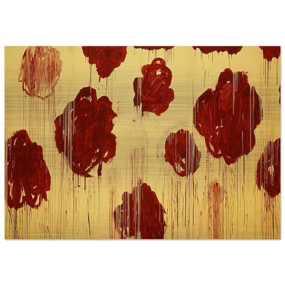 Untitled,  Blooming, A Scattering of Blossoms & Other Things  - Cy Twombly Brushed Aluminum Print - 70x100 cm / 28x40 inches | Cy Twombly Aluminum Print | Cy Twombly Prints