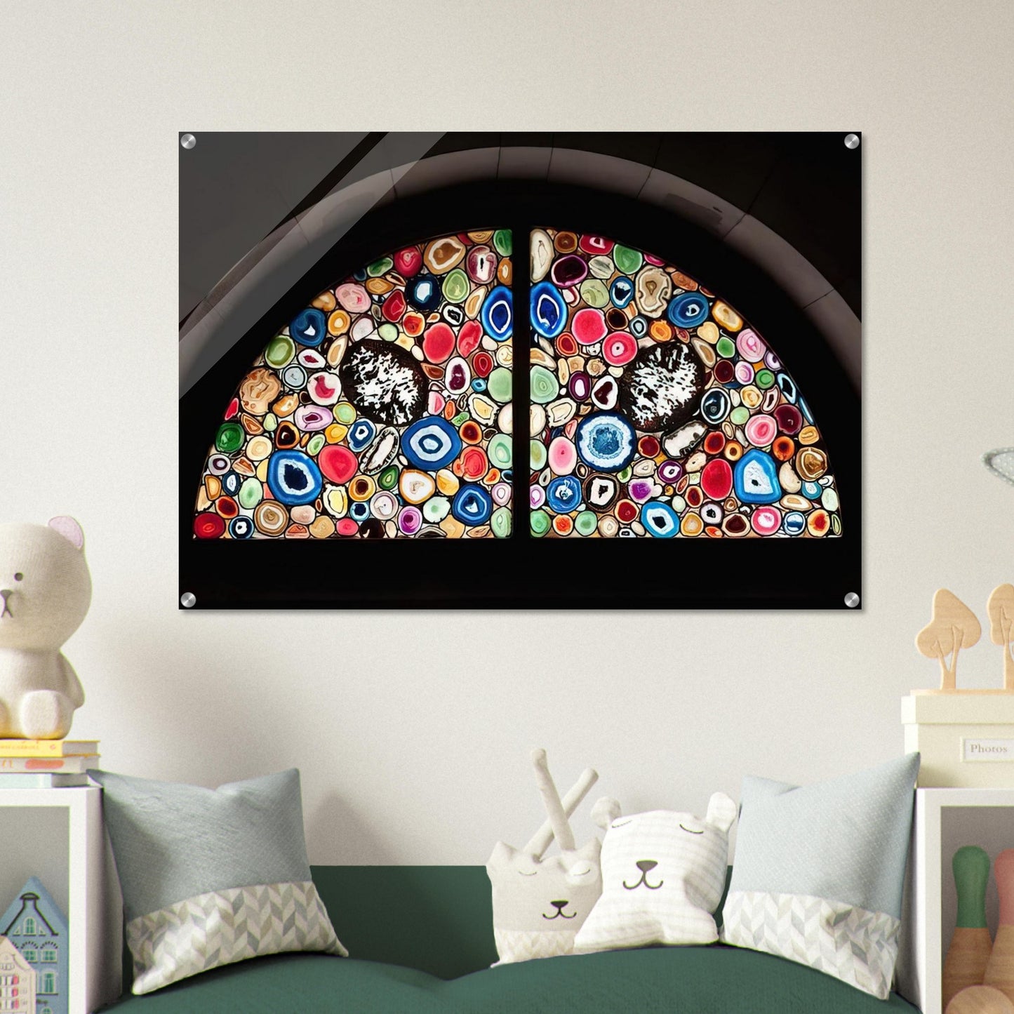AHATFENSTER 2009 3 - Sigmar Polke Acrylic Print - 70x100 cm / 28x40″ inches