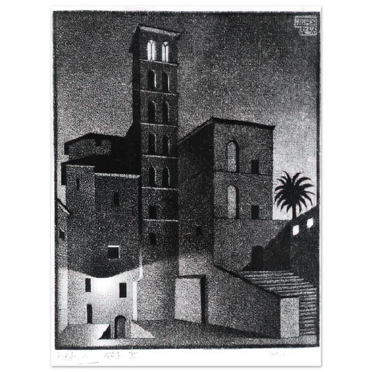 MC Escher - ESCHER (27) Wall Art - 21x29.7 cm / 8x12" - Fine Art Poster - -