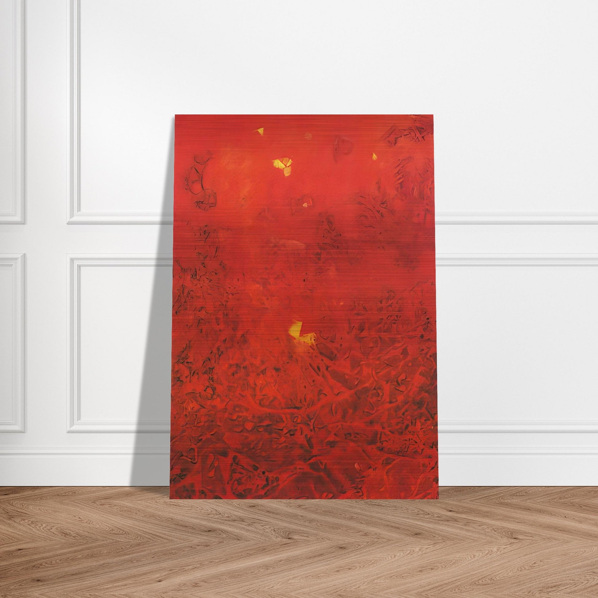 Le jardin de la France - Max Ernst Brushed Aluminum Print - 70x100 cm / 28x40 inches | Max Ernst Aluminum Print | Max Ernst Prints
